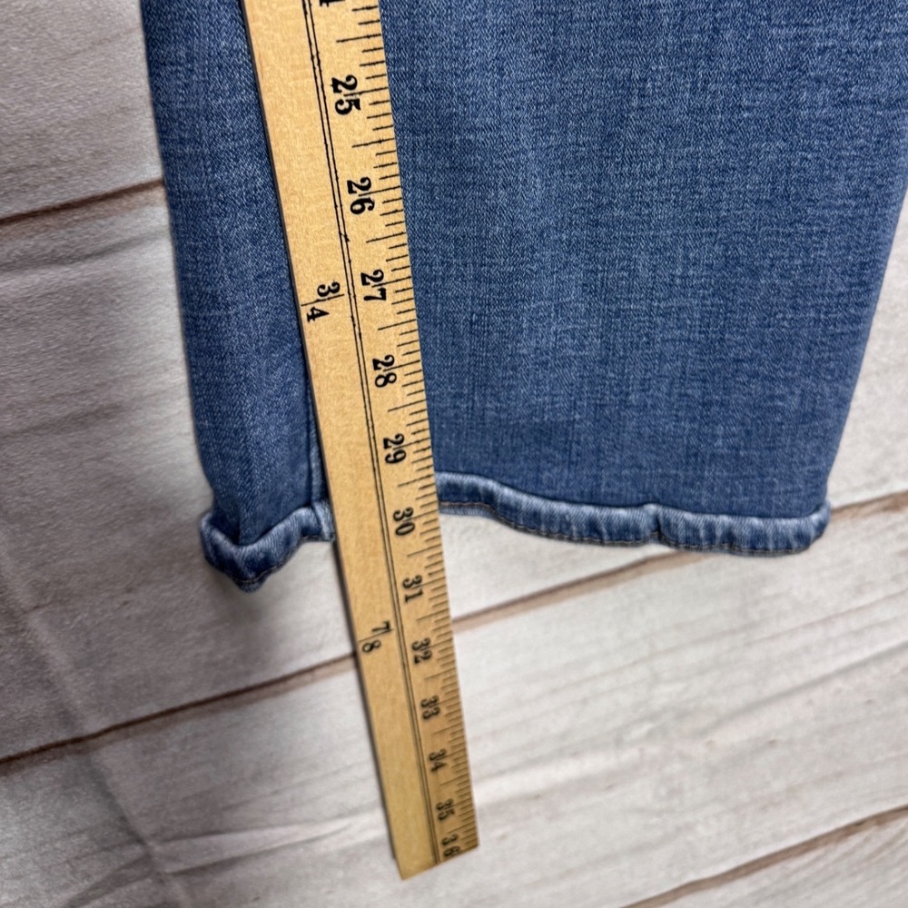 Levis 505 Straight Leg Jeans Medium Wash Blue Denim Womens Size 32 - Picture 10 of 10